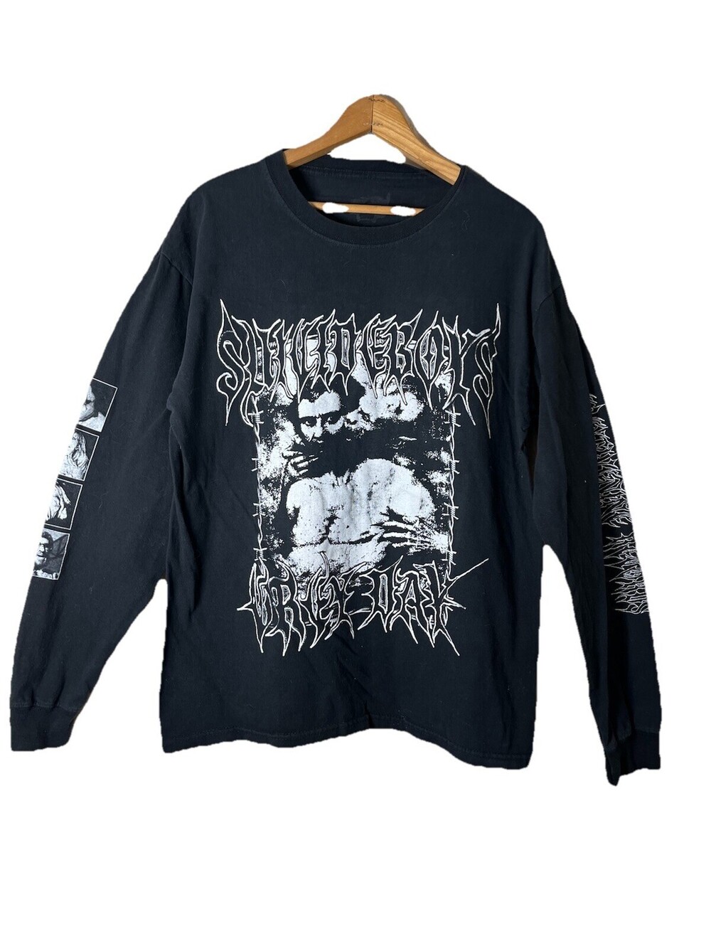 Vintage G59 $uicideboy$ Suicideboys Grey Days Tour LARGE Long Sleeve Graphic Tee
